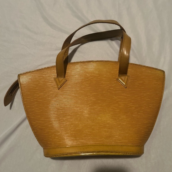 Authentic Vintage Louis Vuitton Tan Vanille Epi Leather Trapeze Bag Handbag - Picture 2 of 6